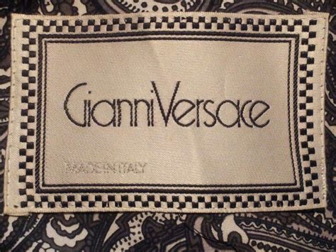 fake versace labels|vintage gianni versace label.